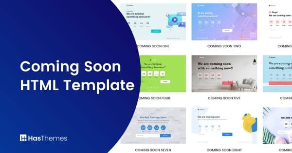 Coming Soon HTML Template