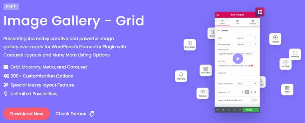 Image Gallery widget