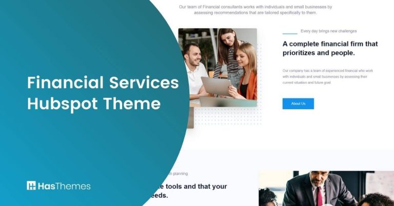 Financial Services Hubspot Theme