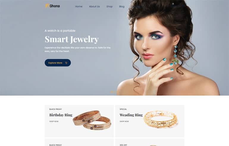 Ghona – Jewelry Shopify Theme