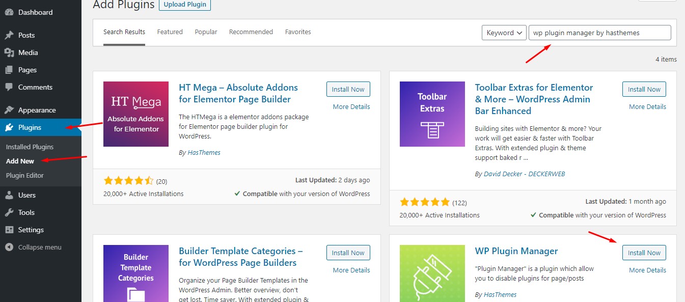 How to install WP Plugin Manager