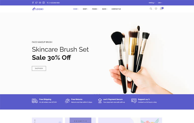 Looki – Beauty & Cosmetics eCommerce Shopify Theme