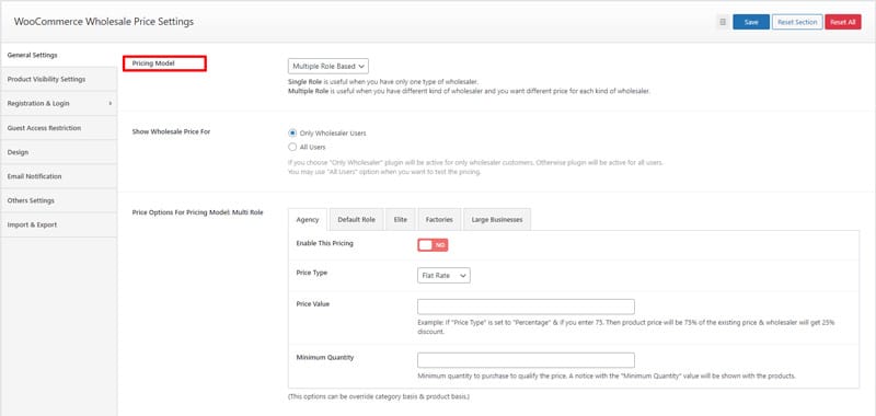 Whols Plugin Settings in the WordPress Dashboard