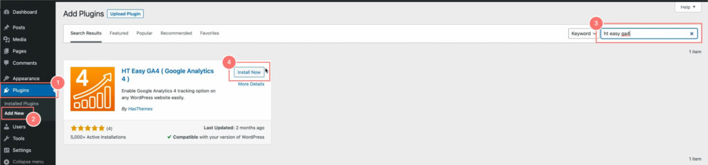 Click on the install now