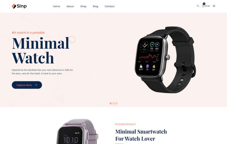 Sinp – Single Product Multipurpose Shopify Theme