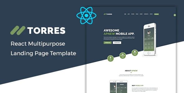 Torres - App Landing React Template