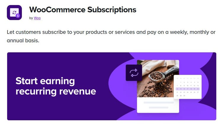 WooCommerce Subscription Plugin