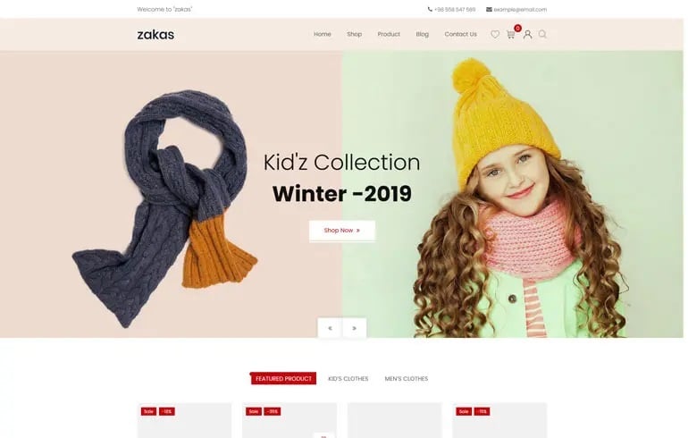 Zakas Fashion Shopify Theme