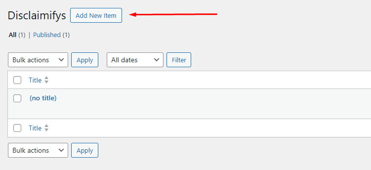 Click on Add New Disclosure