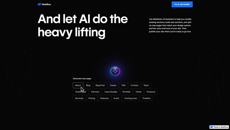 Generate Additional Pages with AI
