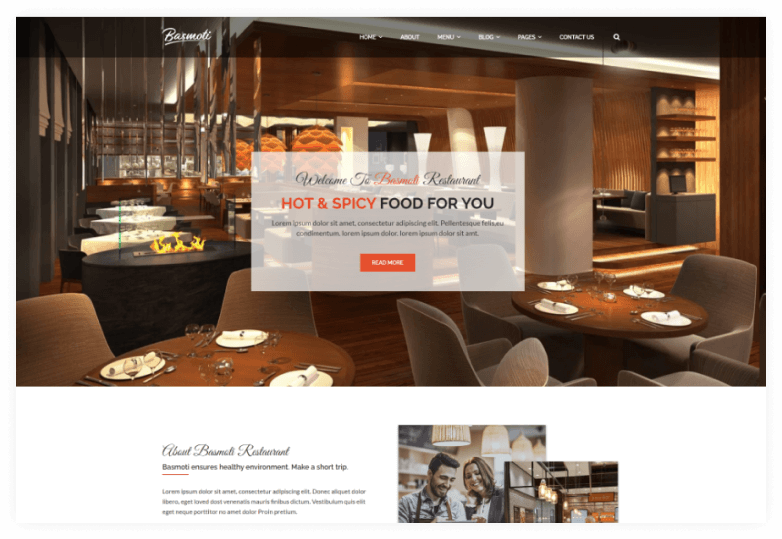 Basmoti - Restaurant HTML Template