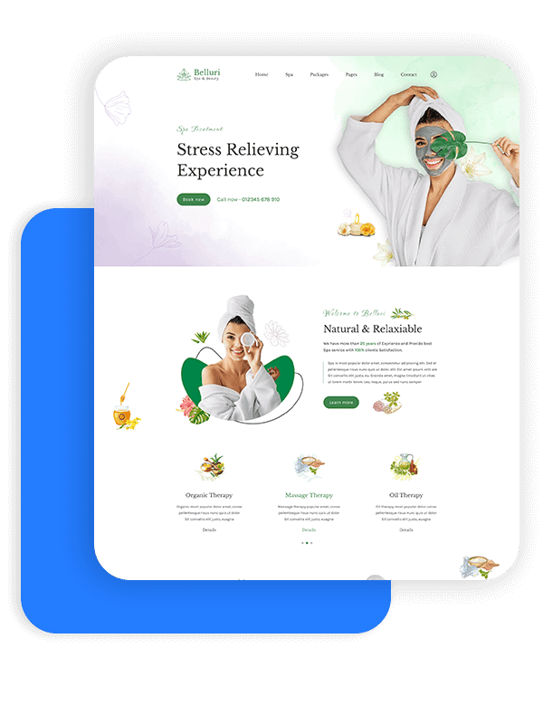 Belluri - Spa Website Template