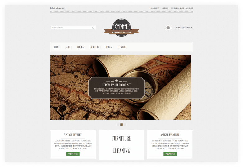 Cepheu - Furniture Shop HTML Template