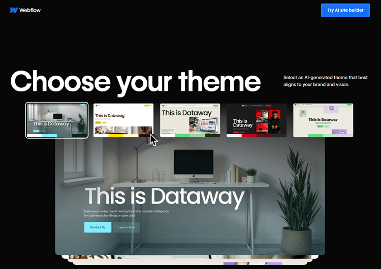 Review and Select an AI-Generated Theme