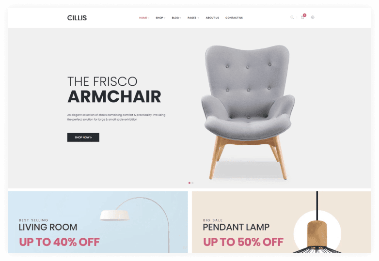 Cillis - Furniture Store HTML Template