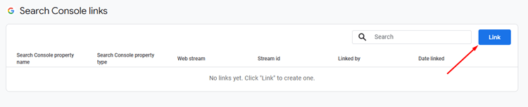 Click on the Link Button