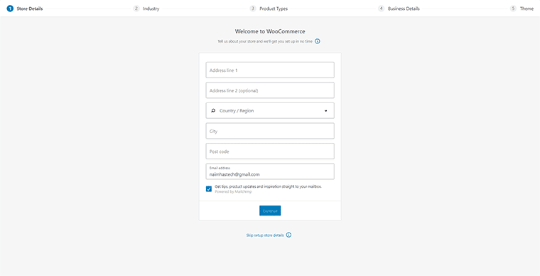 Complete the Setup Process