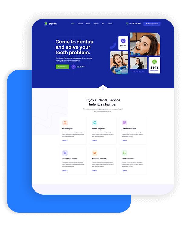 Dentus - Dentist Website Template