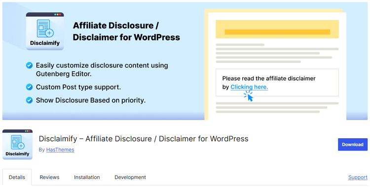 Disclaimify