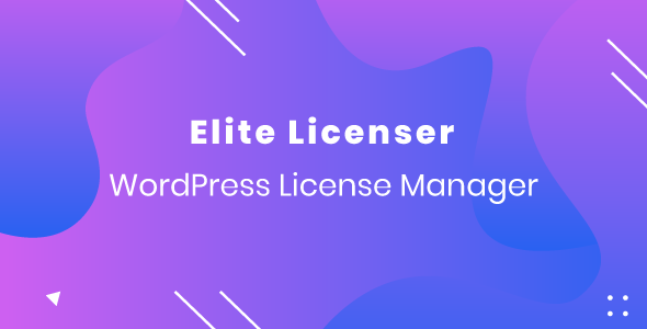 Elite Licenser- Software License Manager for WordPress
