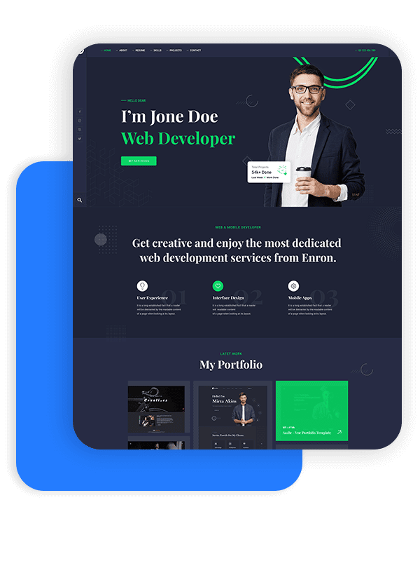 Enron - Portfolio Website Template