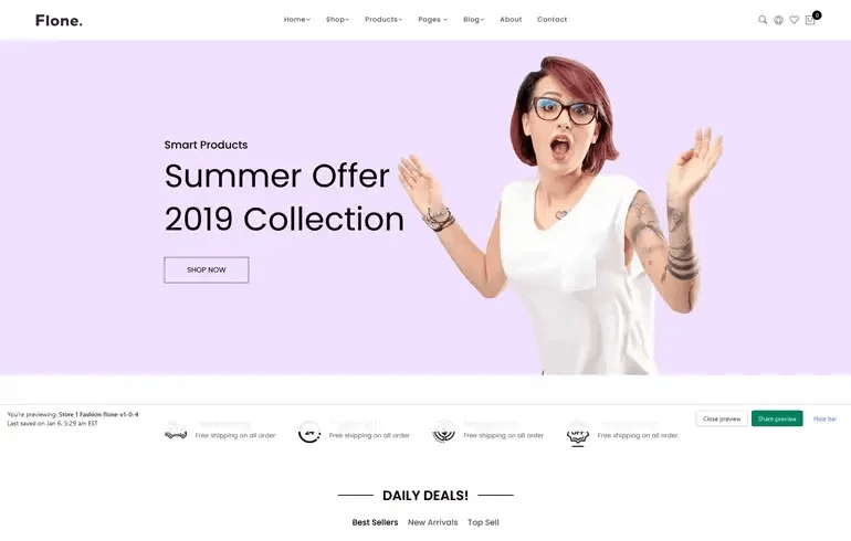 Flone - Minimalist Shopify Theme