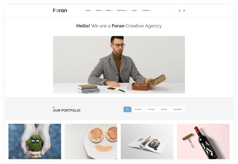 Foran - Creative Portfolio Bootstrap 4 Template