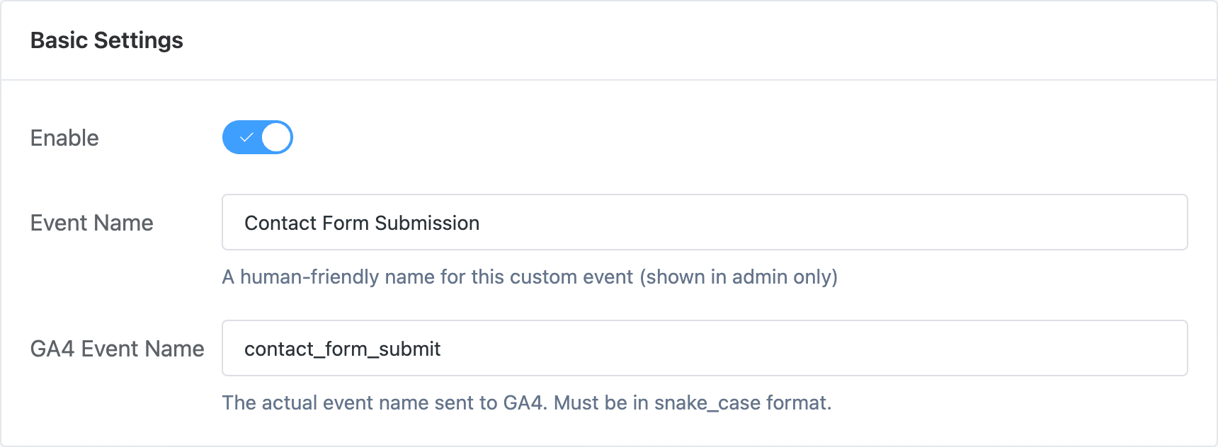 GA4 Form Submission Tracking