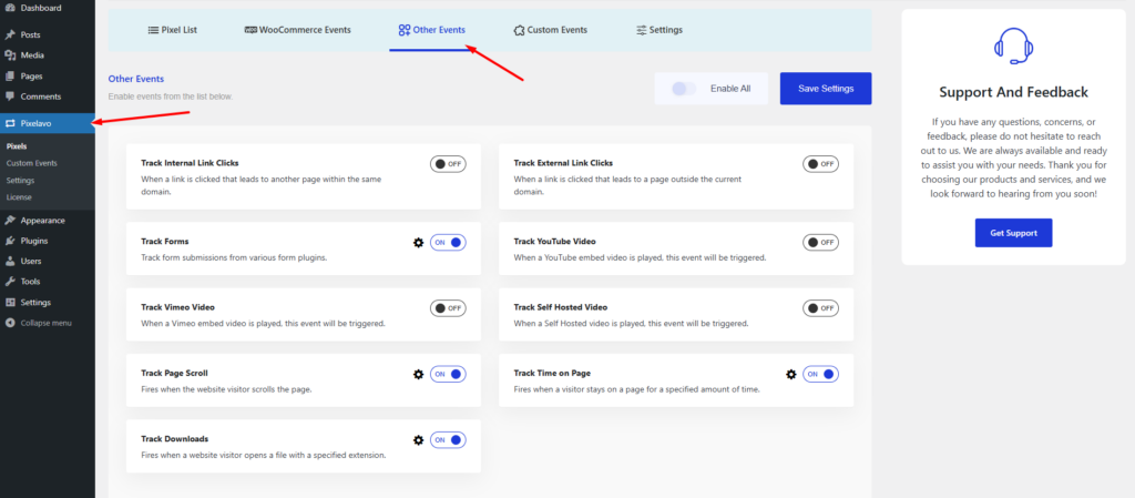 Form Submission Event Tracking