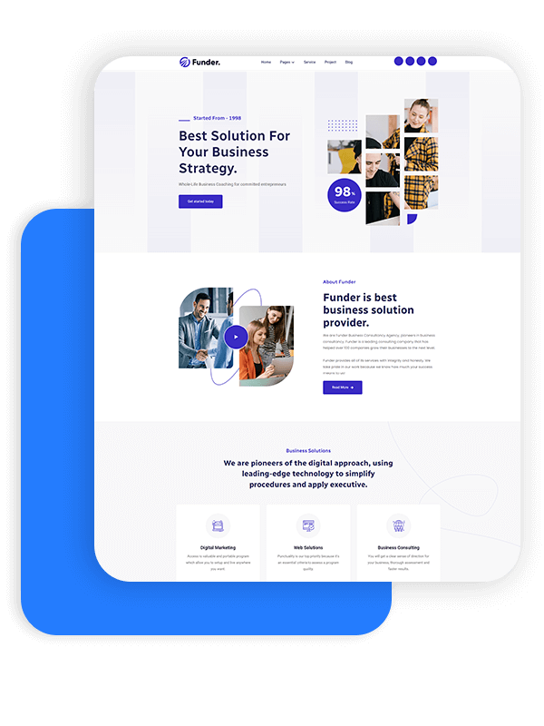 Funder - Business / Agency Webflow Template