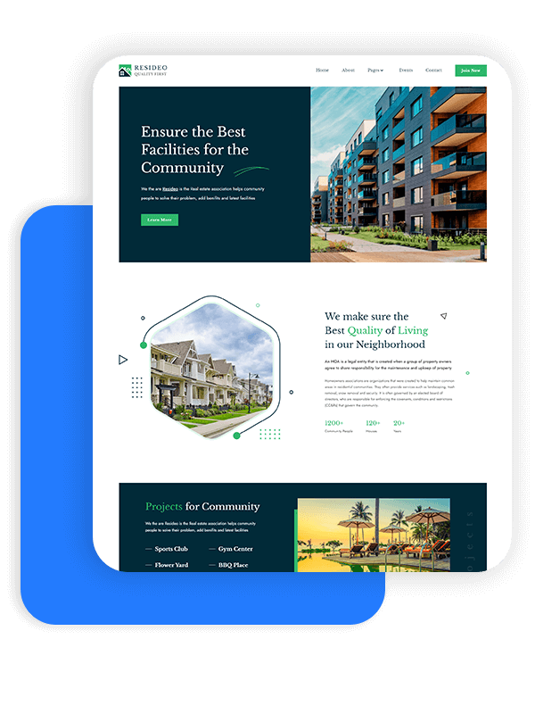 Resideo - Real Estate Website Template