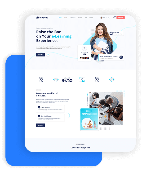 Hopedu School Website Template