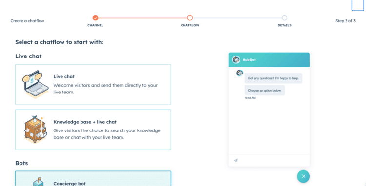 HubSpot offers dedicated customer service CRM software where you can see users’ questions and complaints.