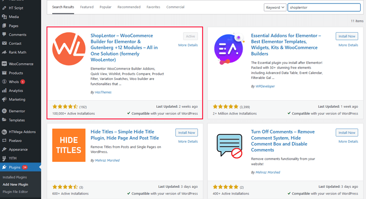 Install and Activate the Shoplentor Plugin