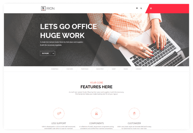 Kirion - Multipurpose Bootstrap Template