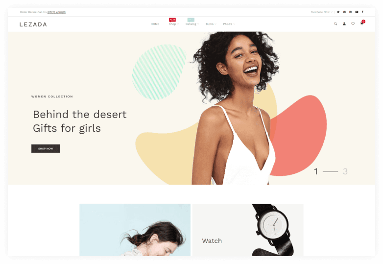 Lezada Multipurpose Shopify Theme