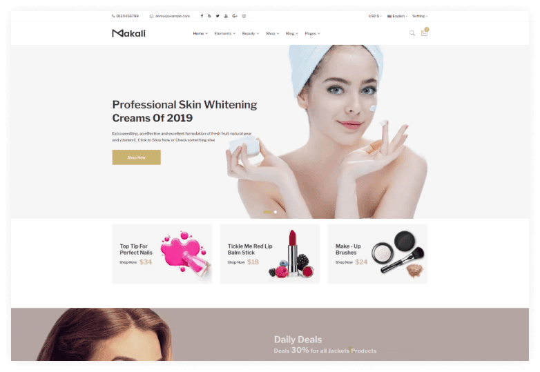 Makali – Multipurpose HTML Template