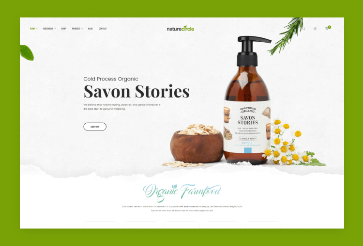 Naturecircle - Fresh Organic Food Store Shopify Theme