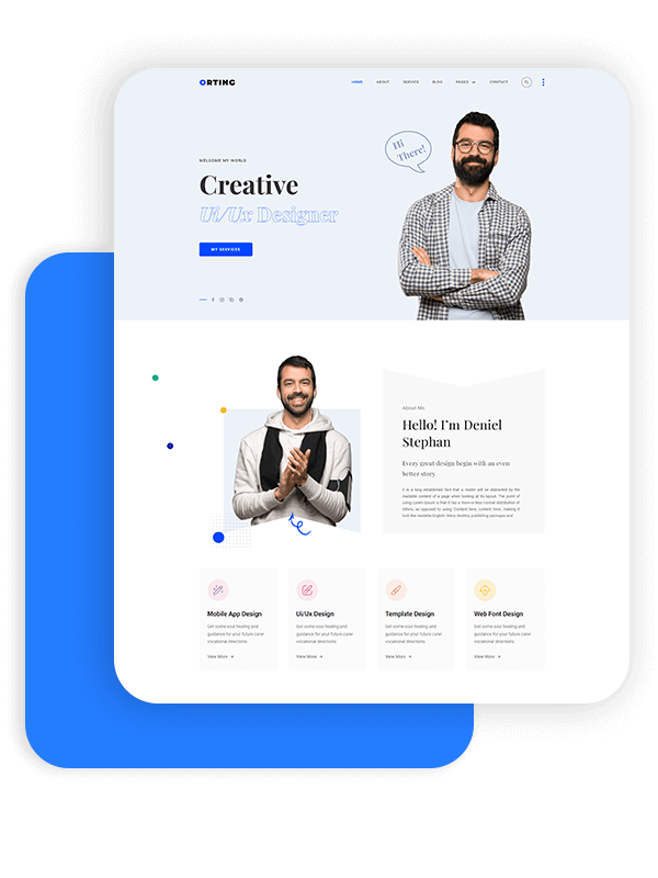 Orting - Portfolio Website Template