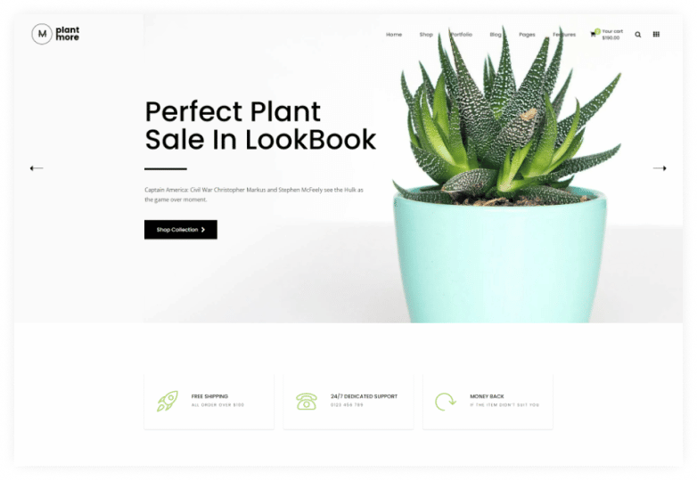 Plant and Flower Shop eCommerce HTML Template - Plantmore
