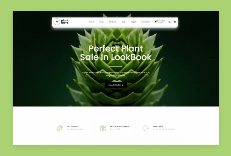 Plantmore - Flower Nursery Christmas Shopify Theme