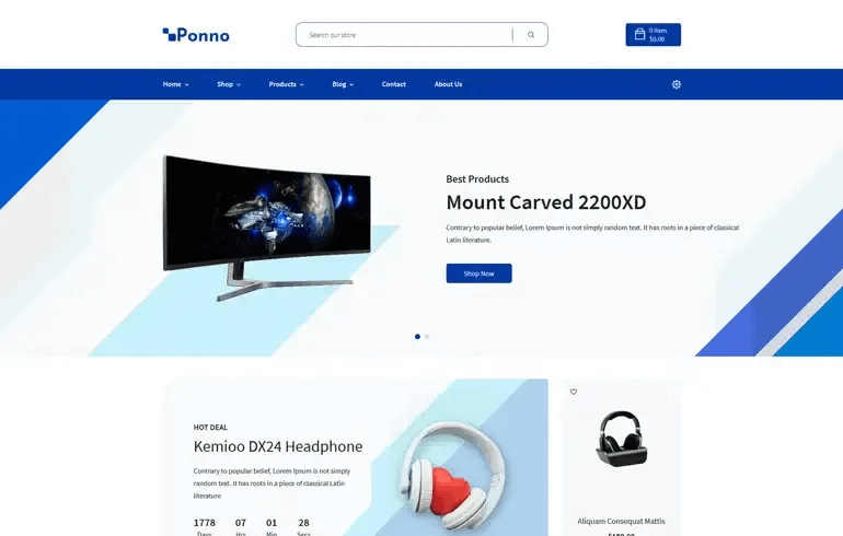 Ponno - Electronics Shopify Theme