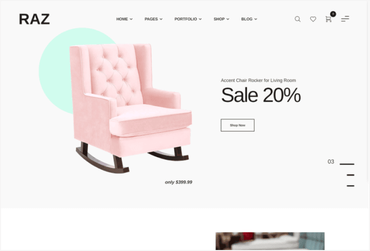 Raz - Furniture Store HTML5 Template
