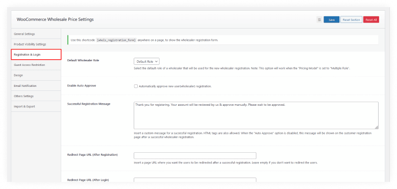 Registration and Login