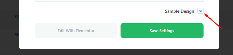 Select a template from 'Sample Designs'