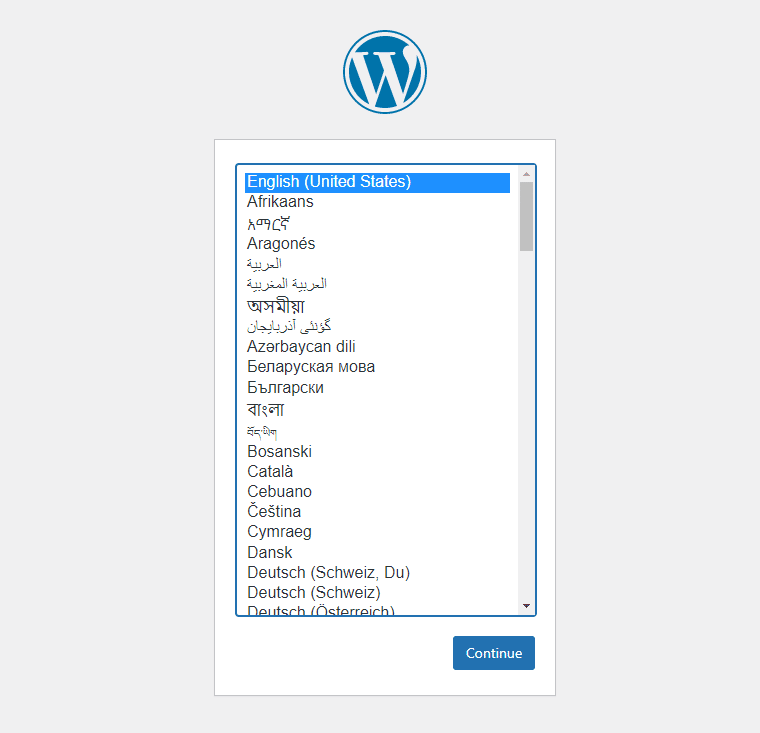 Set Up WordPress