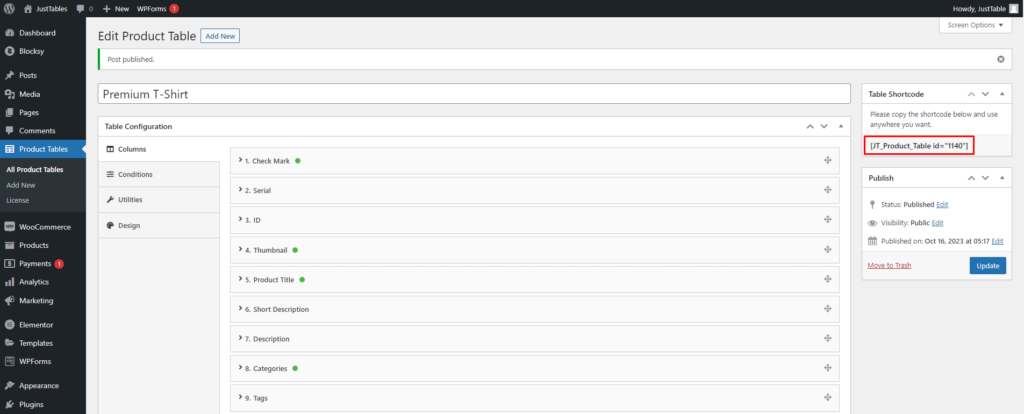 navigate the shortcode