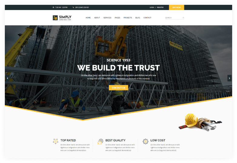 Simply Construction HTML5 Template