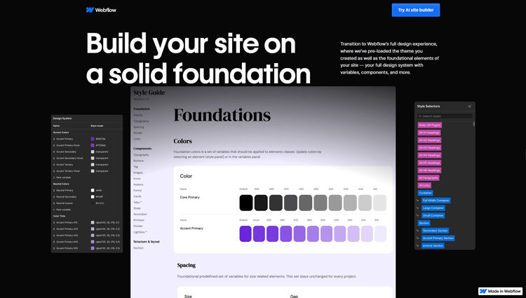 Utilize the Style Guide Page for Design Consistency