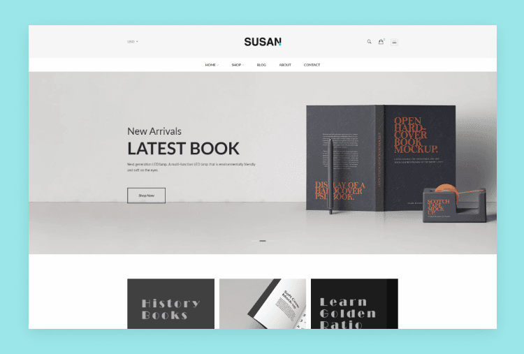 Susan - Book Store Shopify Theme